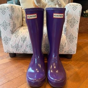 Hunter Boots/Kids Purple
